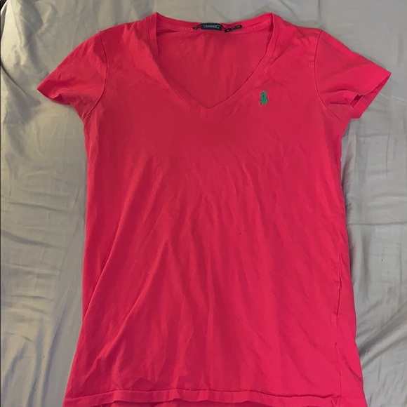 Pink Polo Ralph Lauren V Neck - Picture 2 of 4